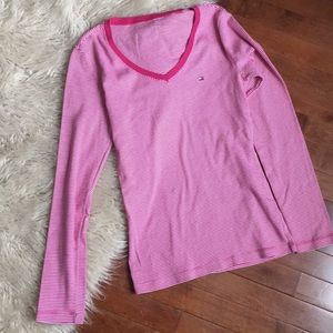 Delicious Tommy Hilfiger pink striped top